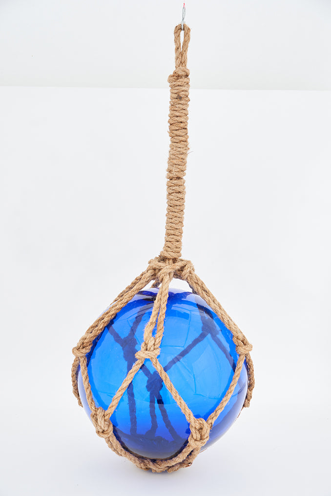 Blue glass buoy