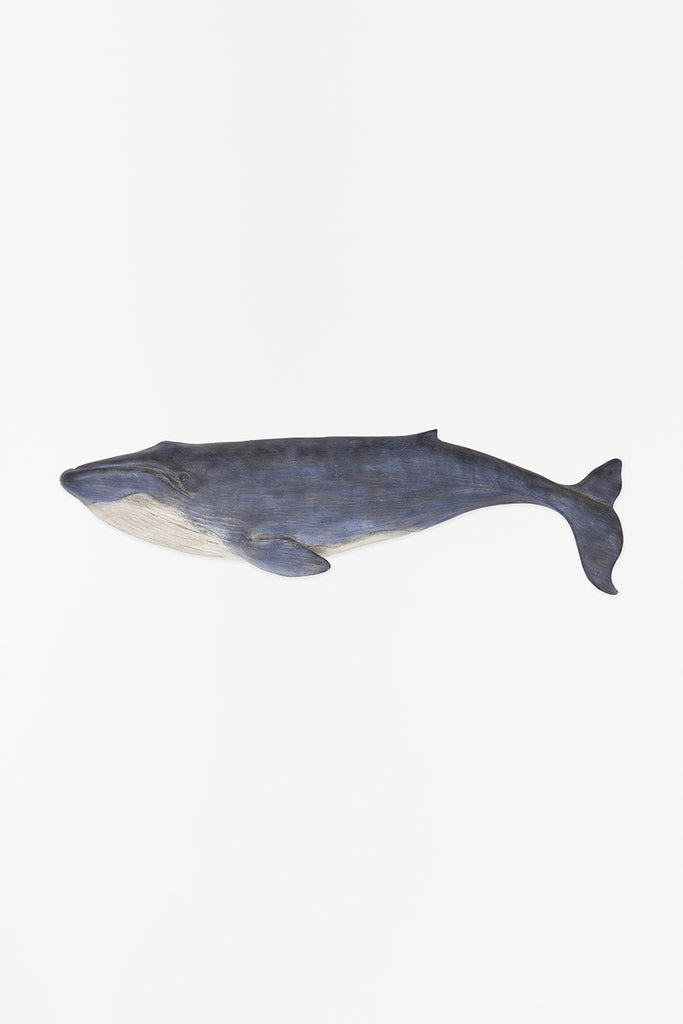 Figura de una ballena de resina para pared