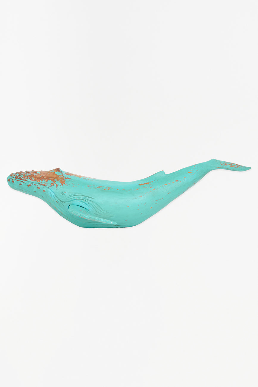 Ballena jorobada grande en resina - D1415