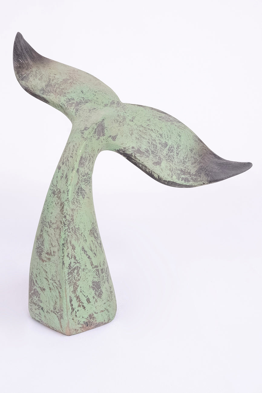 Cola de ballena en resina tipo bronce - D1466