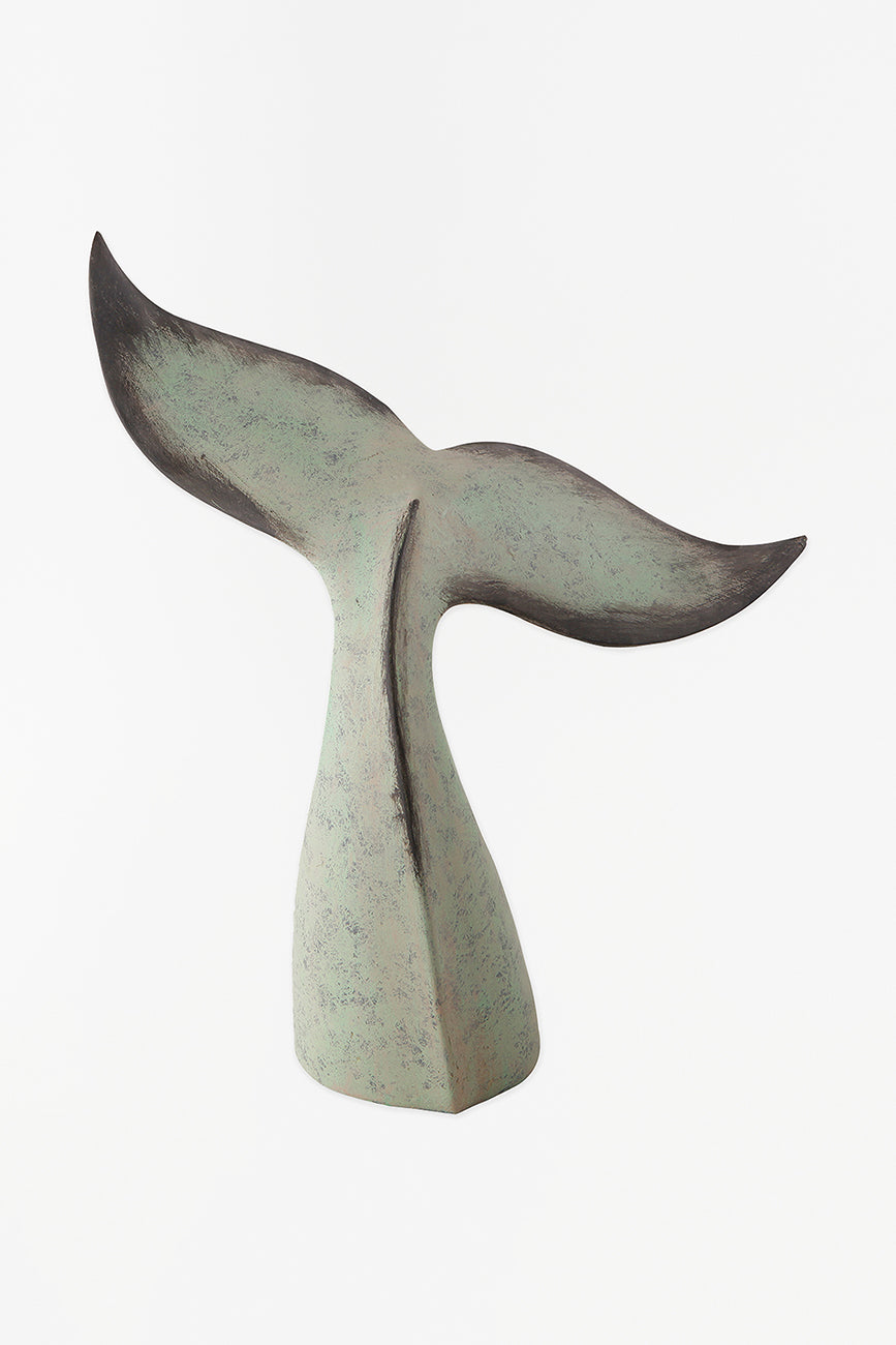 Cola de ballena en resina tipo bronce - D1466