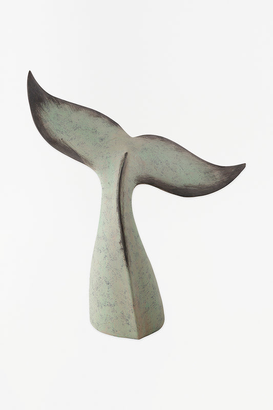 Cola de ballena en resina tipo bronce - D1466
