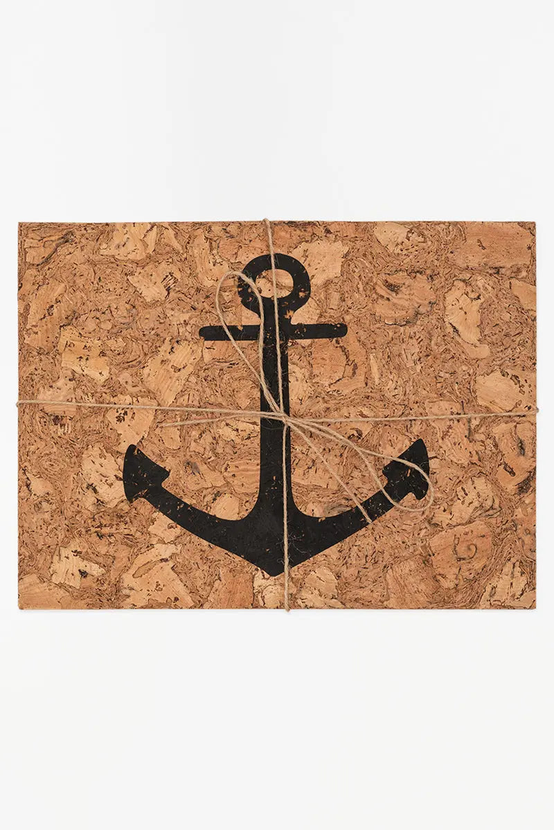 Salvamantel de corcho con ancla - D1984 Batela