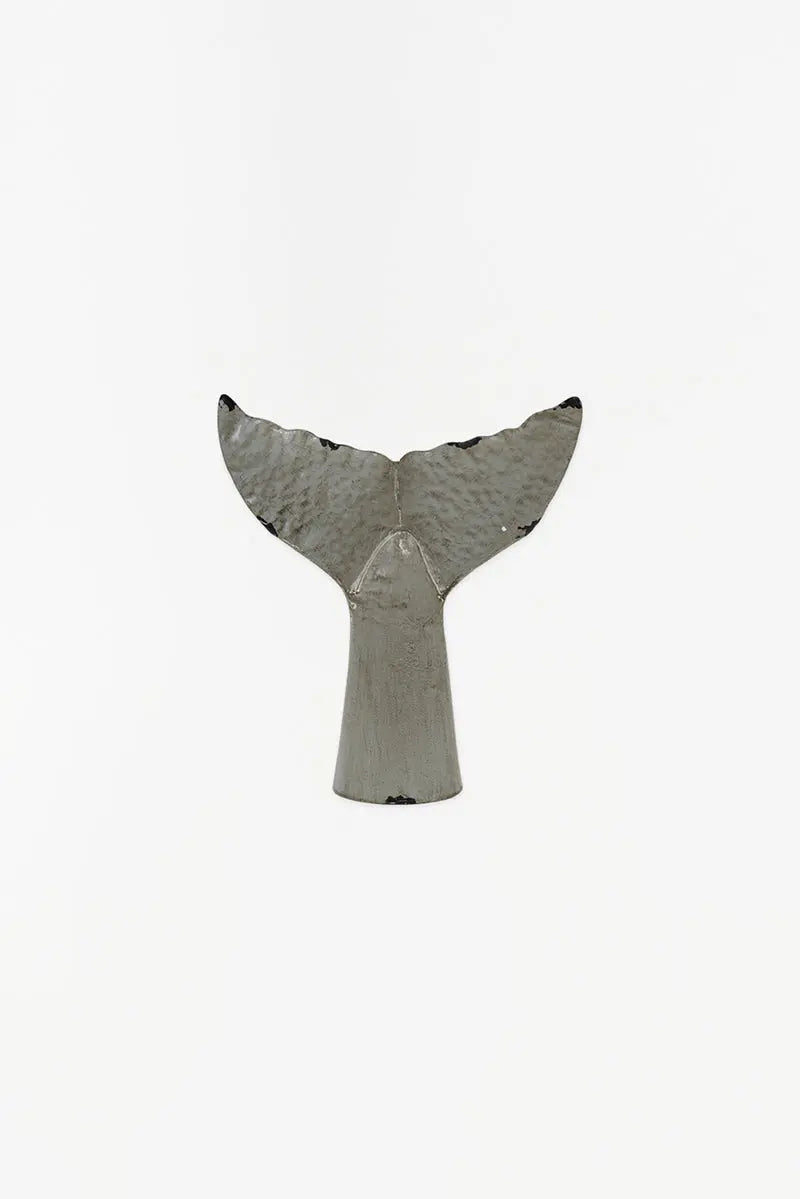 Decorative metal whale tail - D1991