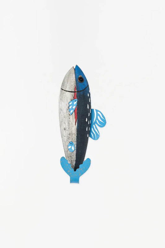 Goldfish Coat Rack with Metal Tail - D2174