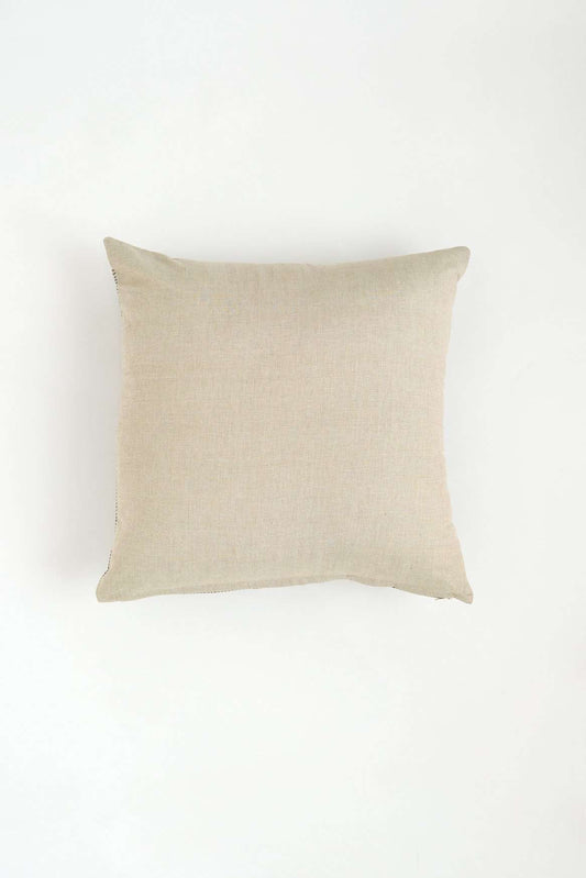 Cotton cushion with blue fish