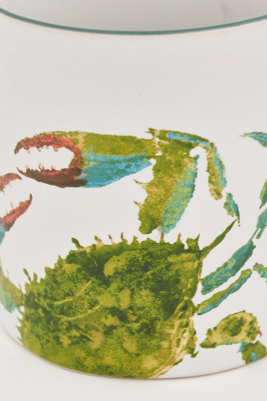 Ceramic mug or cup with crab
