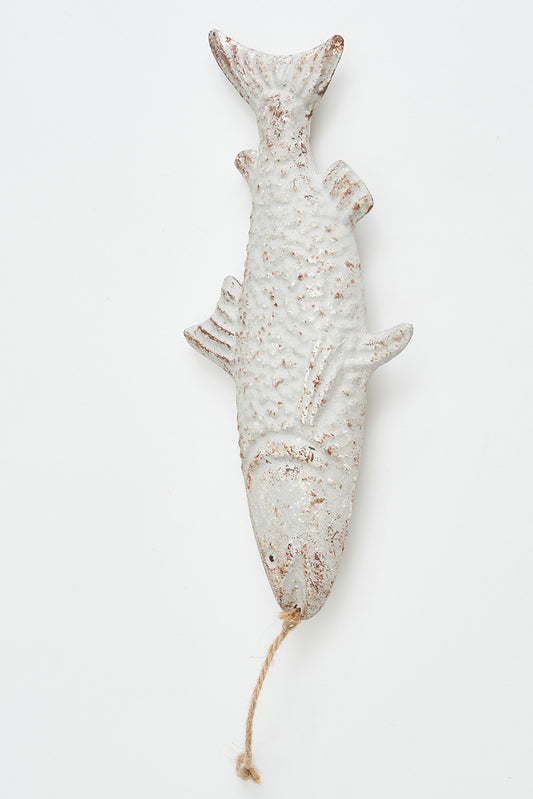 Tinplate pendant in the shape of a large fish