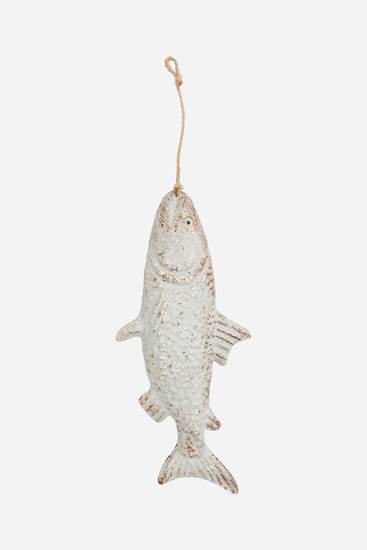 Tinplate pendant in the shape of a large fish