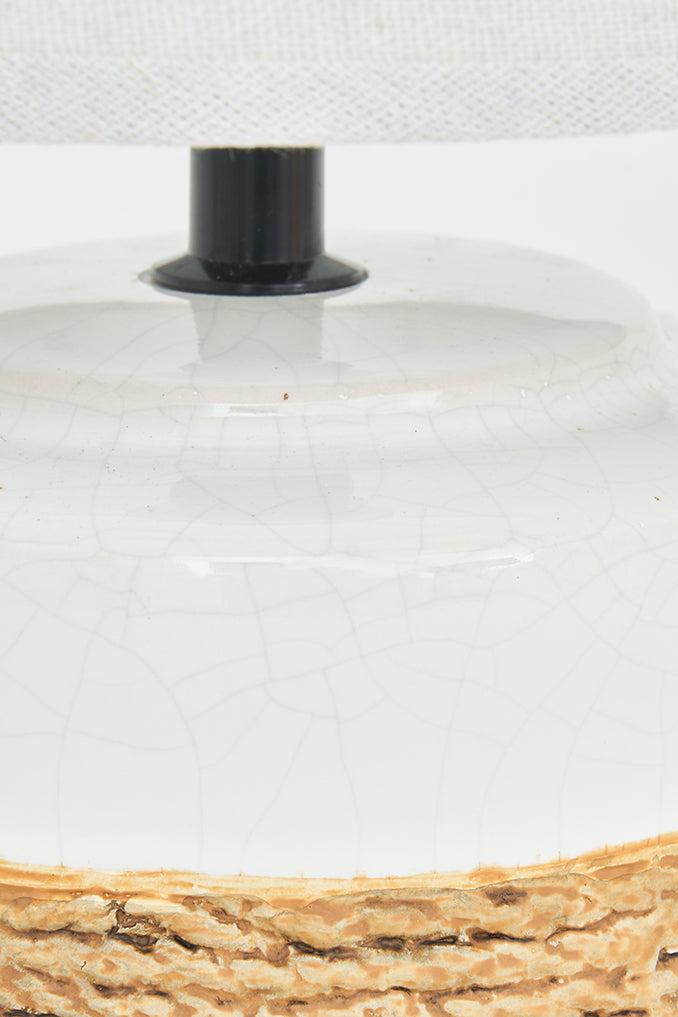 Lámpara de cerámica cuerda 20cm x 31 cm