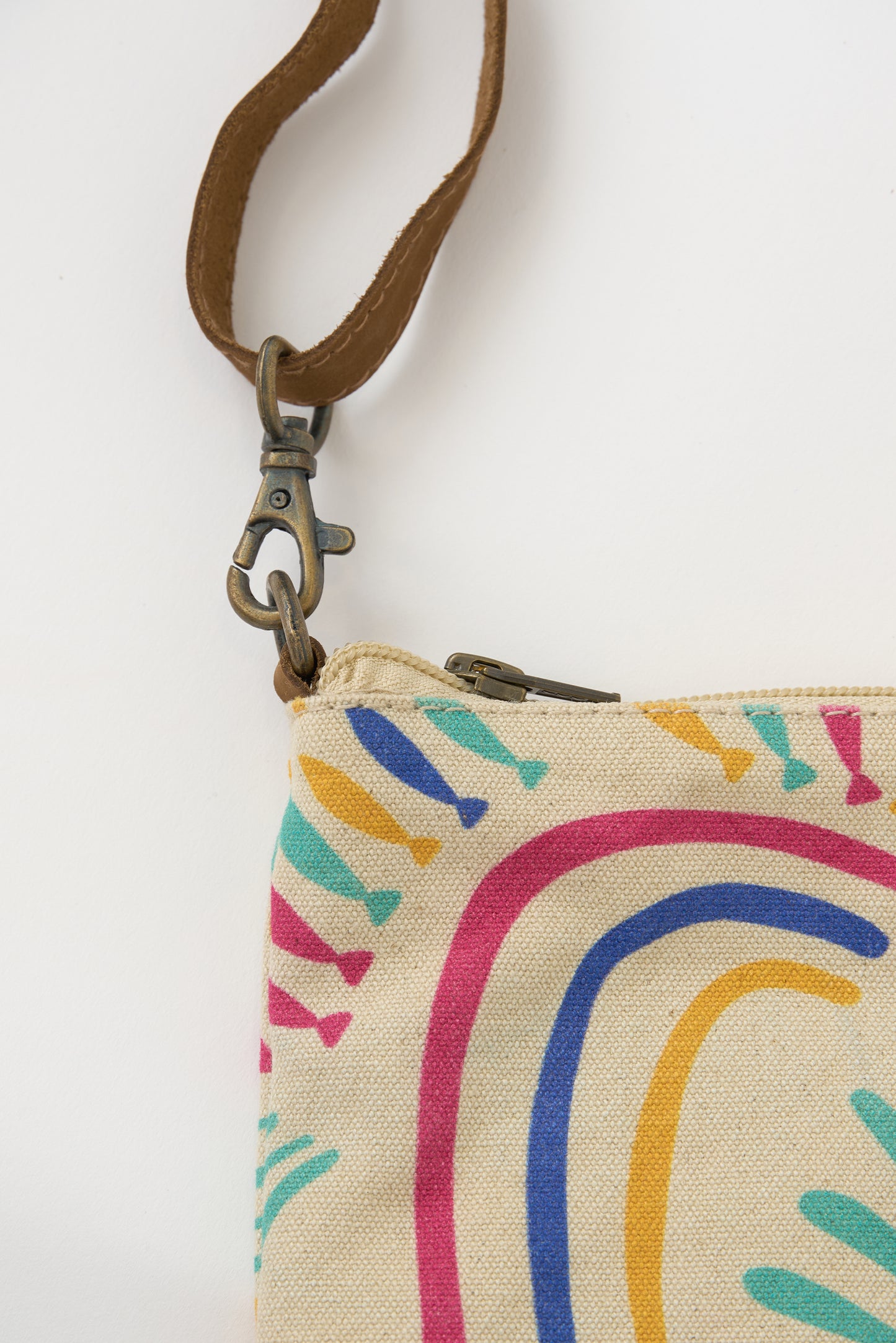 Bolso bandolera estampado multicolor