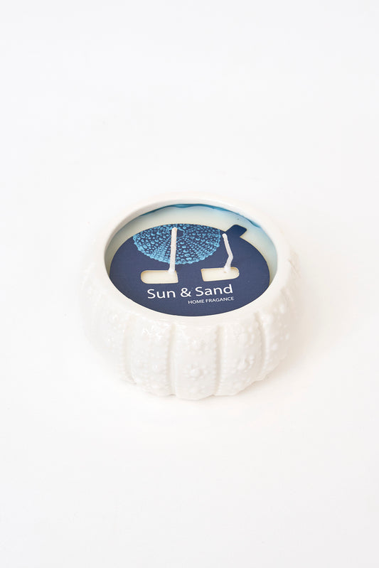 Decorative sea urchin candle Ø: 9.8 cm