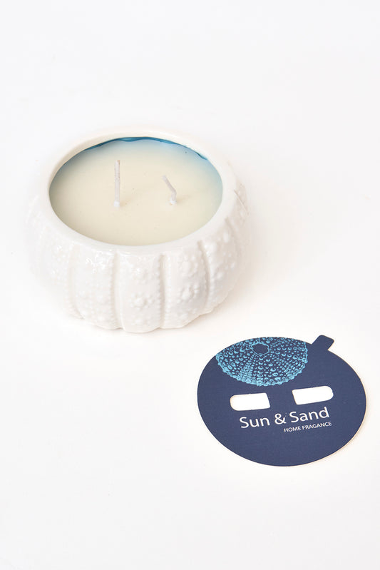 Decorative sea urchin candle Ø: 9.8 cm