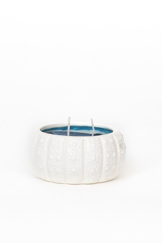 Decorative sea urchin candle Ø: 9.8 cm