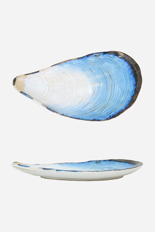 Mussel-shaped tray L: 26.5 cm