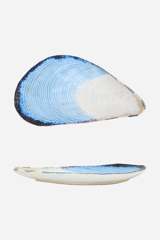Mussel-shaped tray L: 37.3 cm