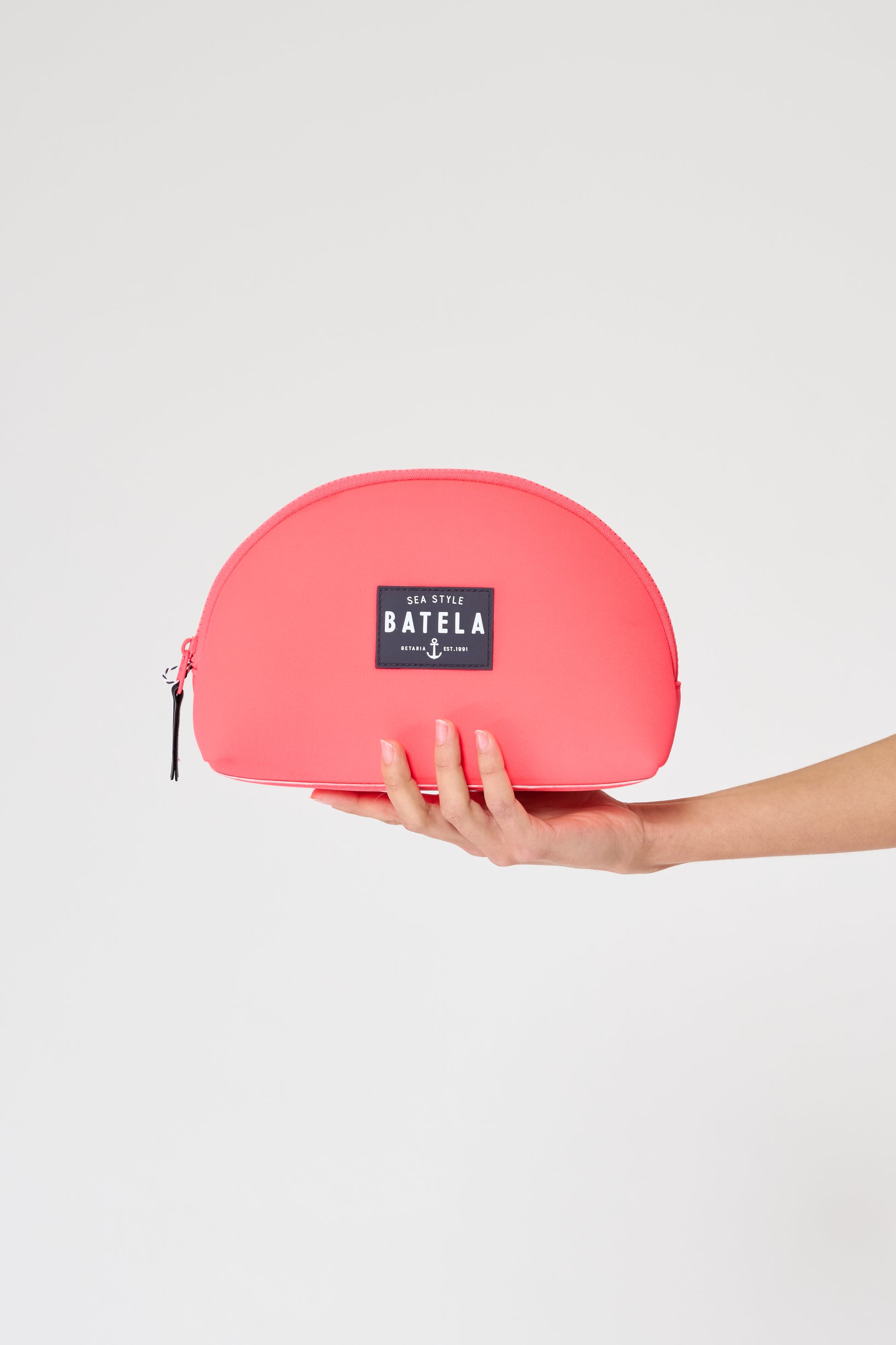 Plain neoprene toiletry bag in various colors