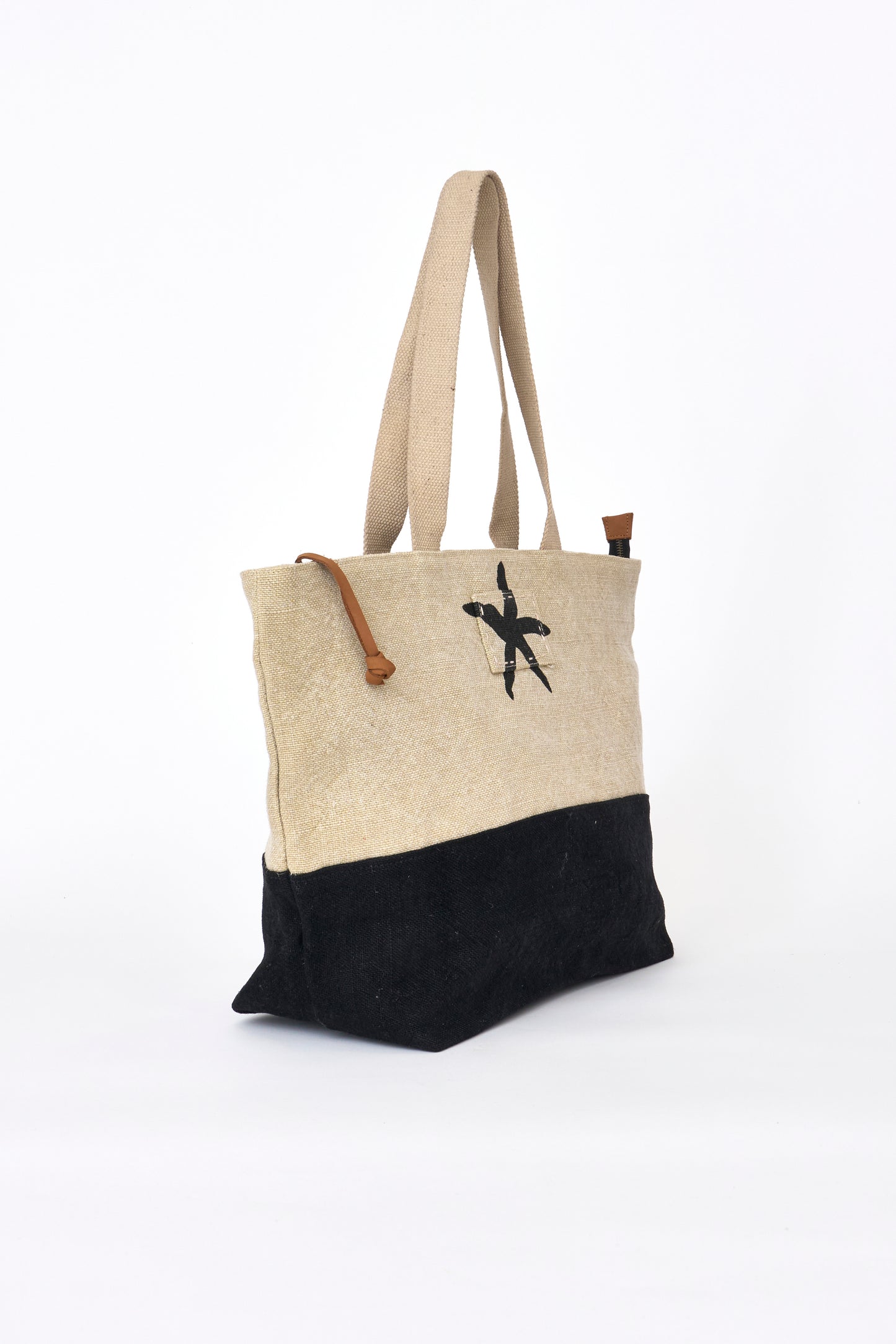 Fabric bag with starfish