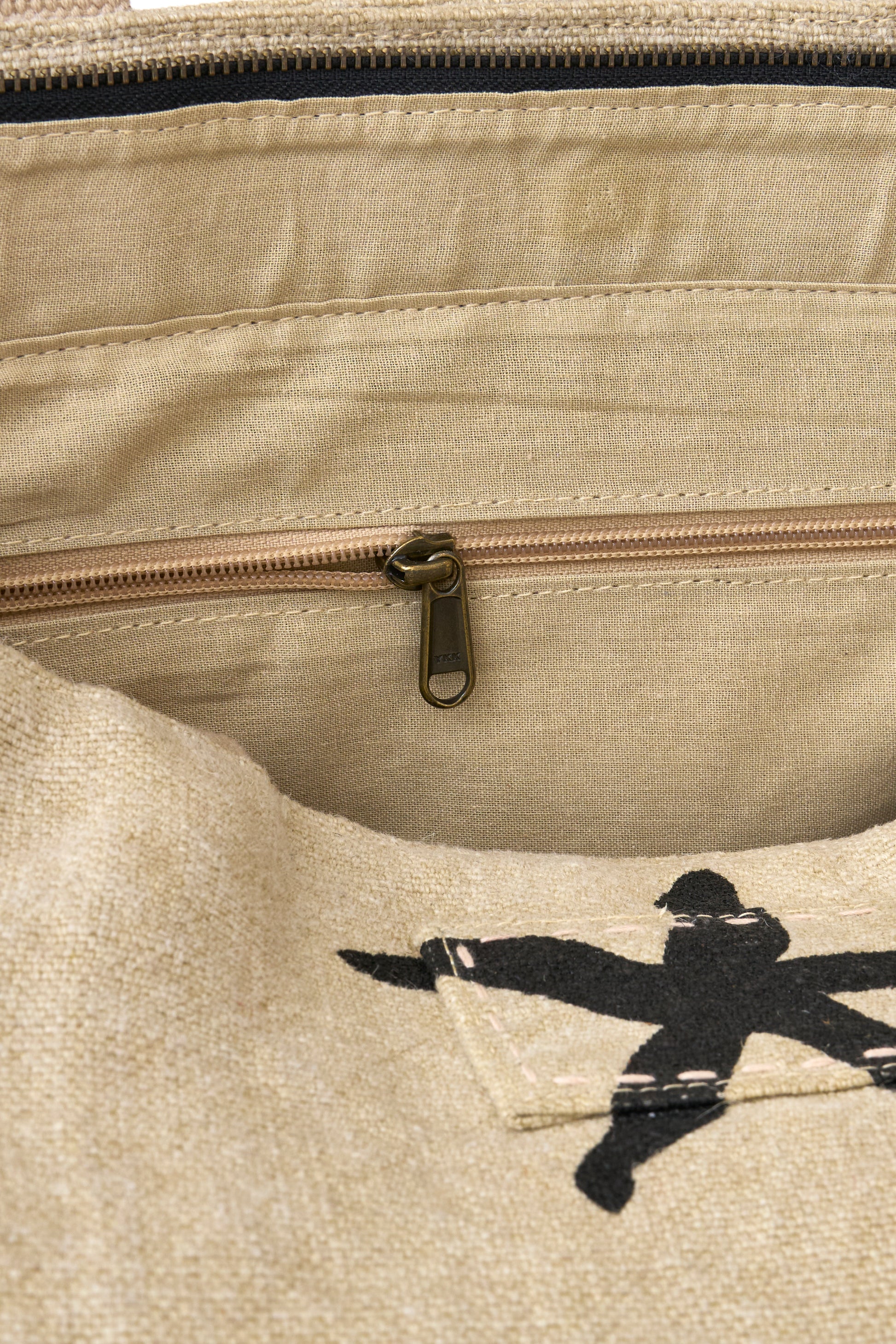 Fabric bag with starfish