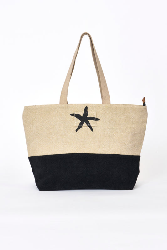 Fabric bag with starfish