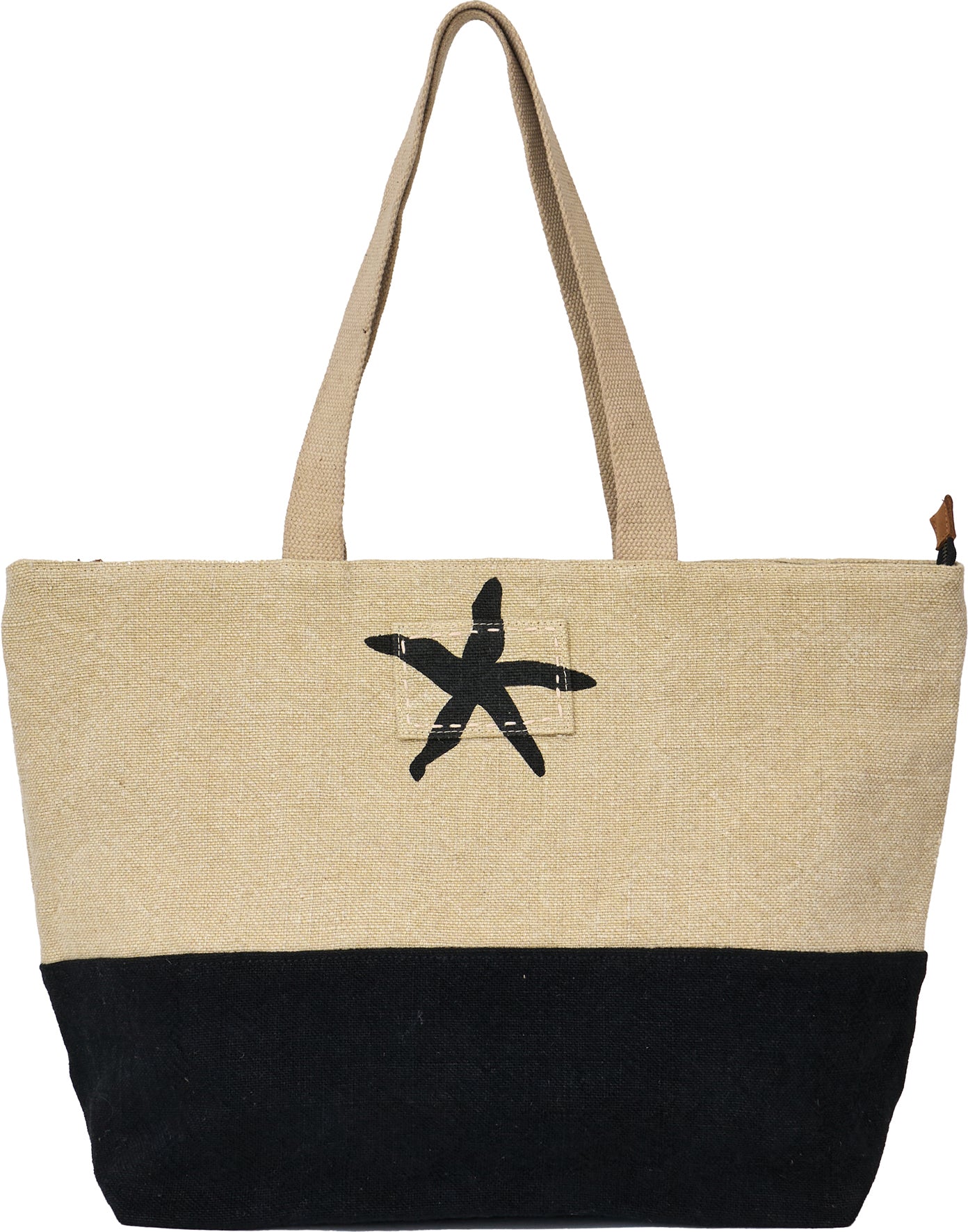 Fabric bag with starfish