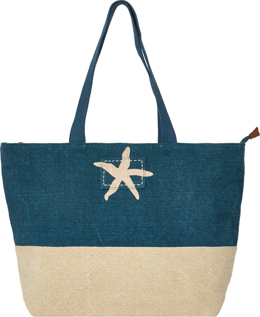 Fabric bag with starfish