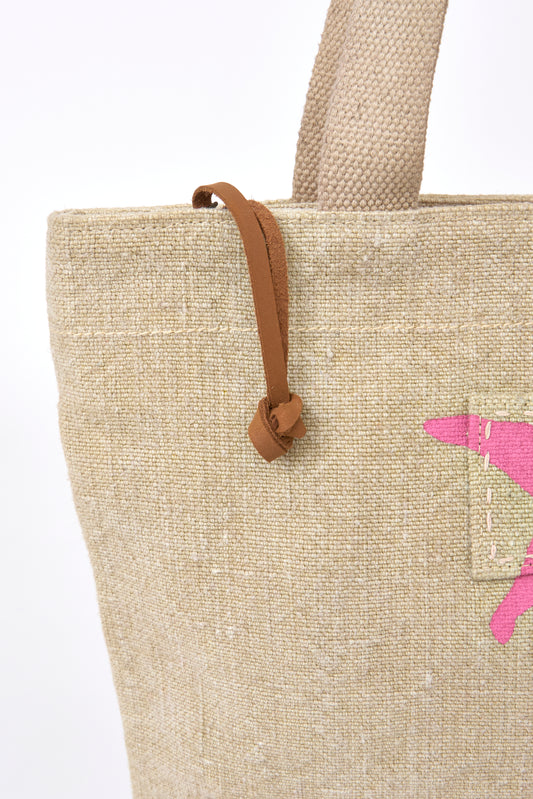 Fabric bag with starfish