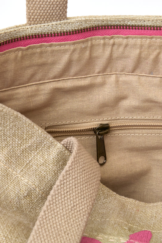 Fabric bag with starfish