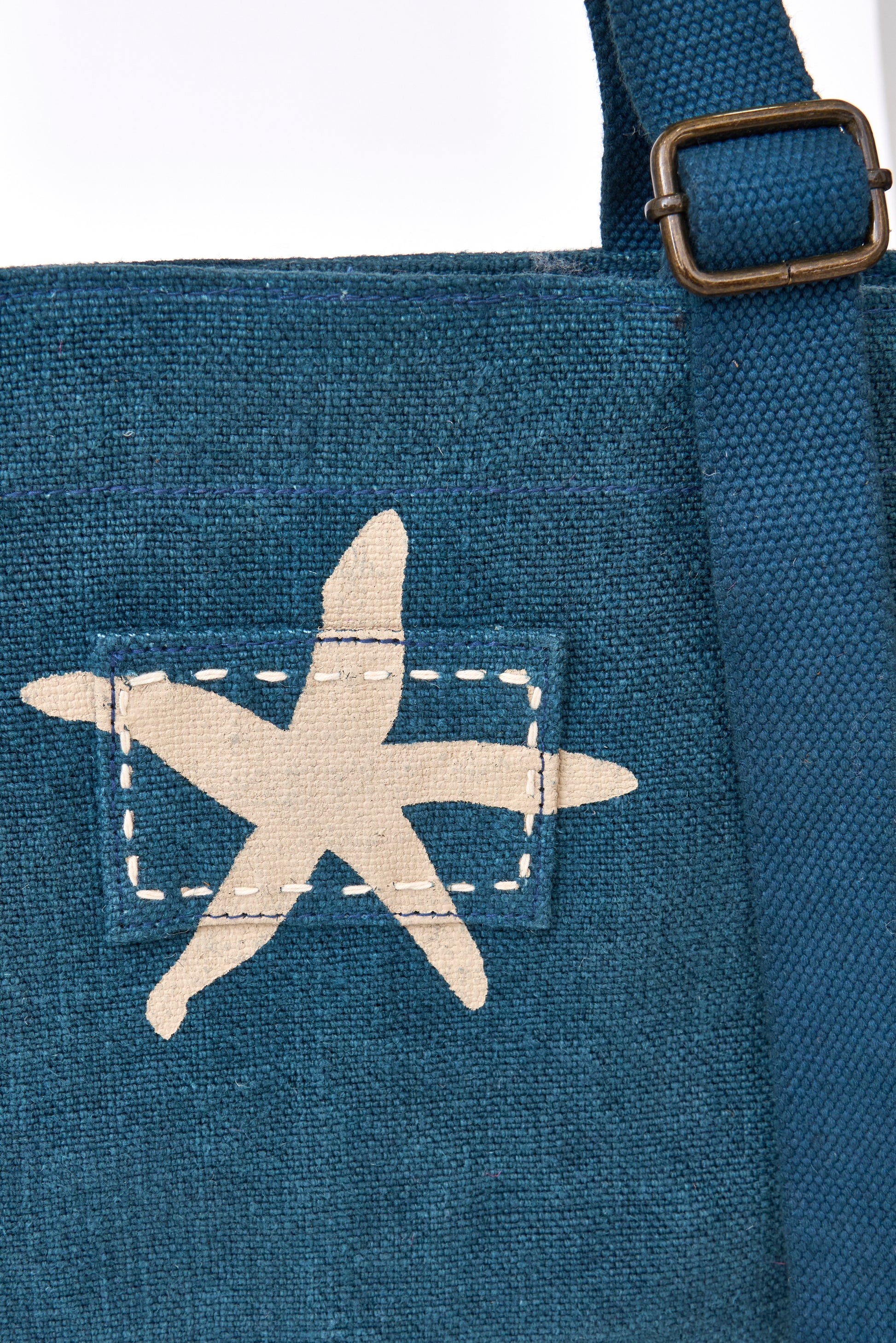 Fabric bag with starfish 2