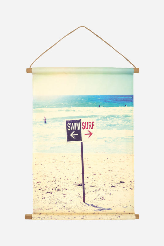 Swim &amp; Surf nautical decorative print