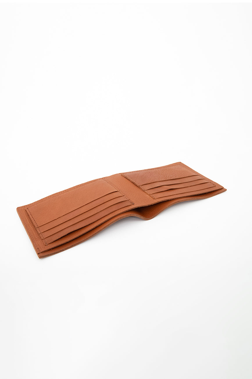 Cartera de piel con ancla