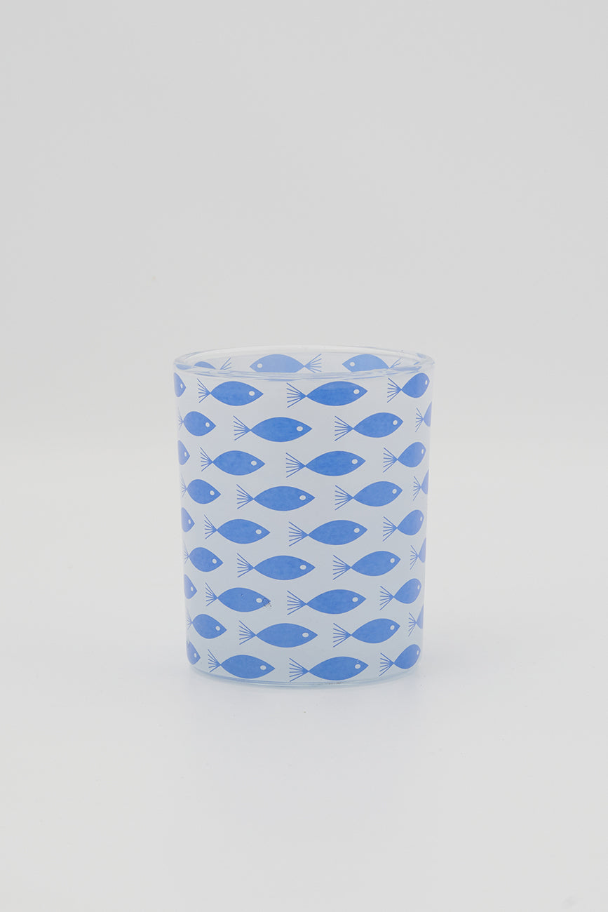 Set of 3 fish candle holders - D7181