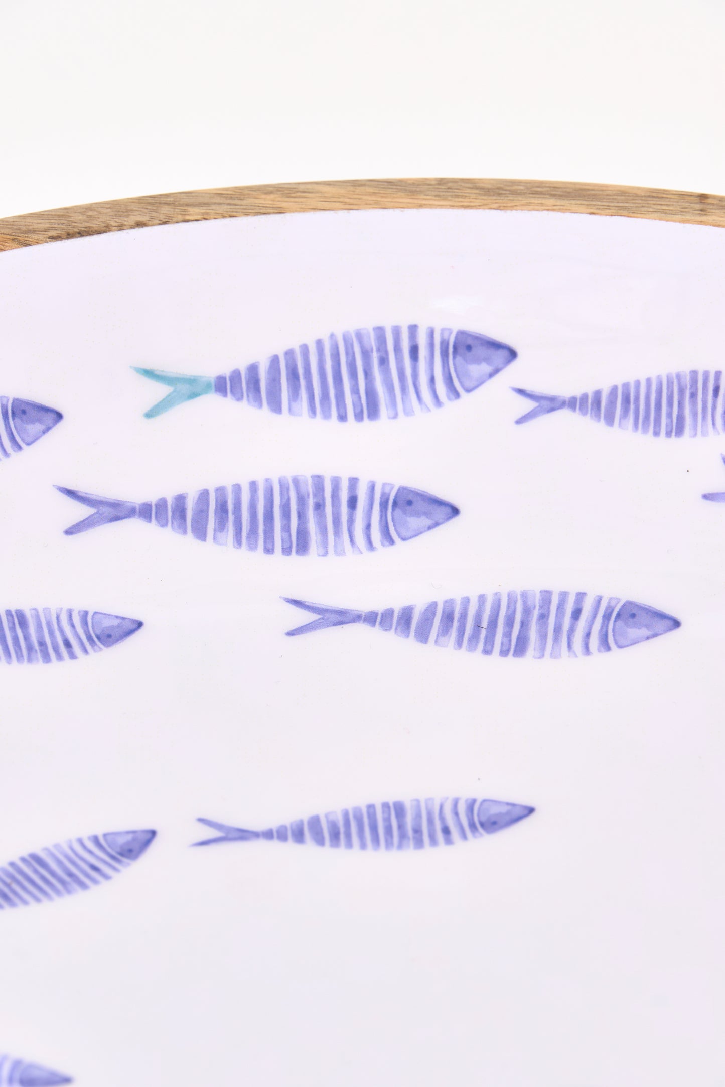 Sailor's bowl Ø35 cm in enameled wood