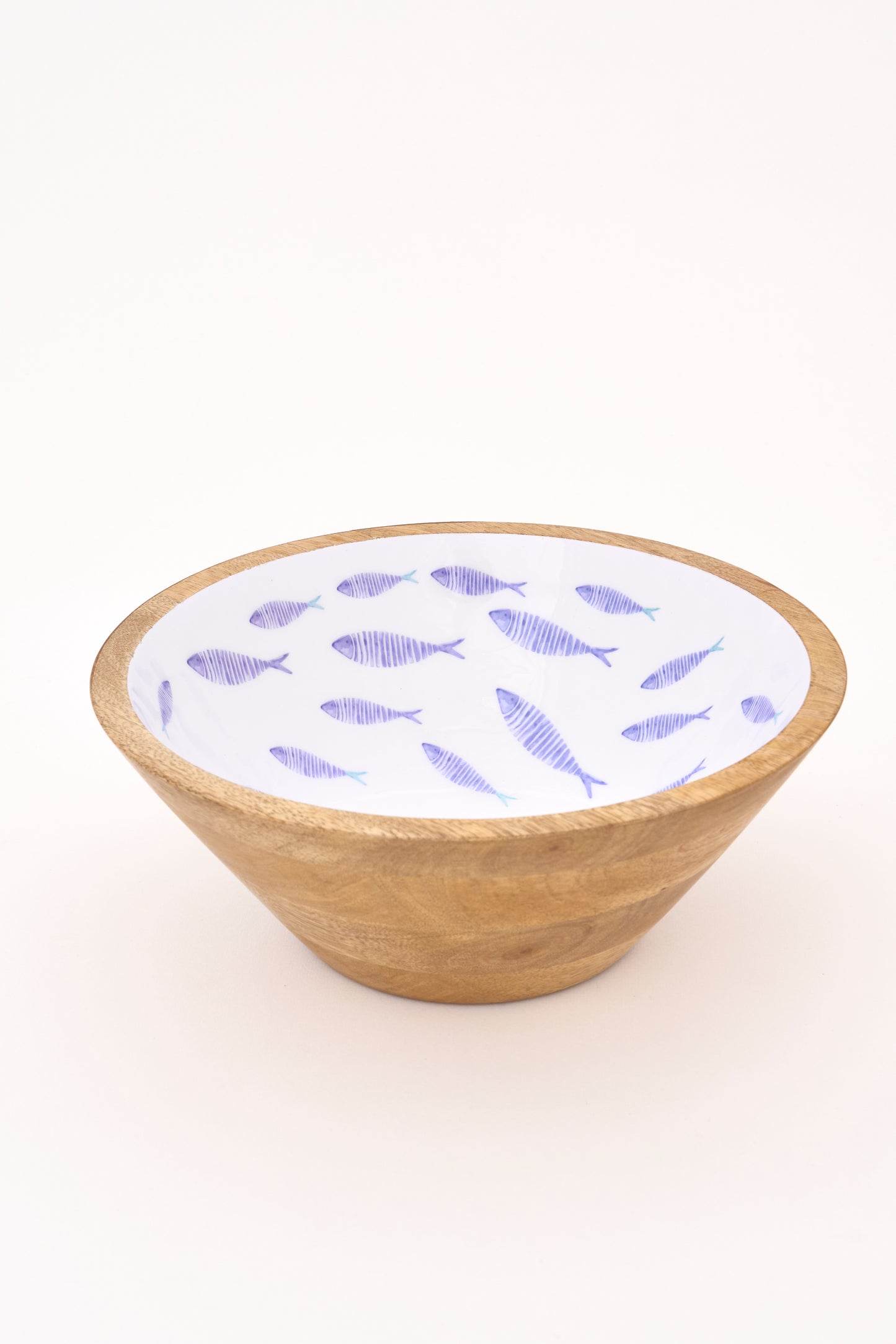 Sailor's bowl Ø25 cm in enameled wood