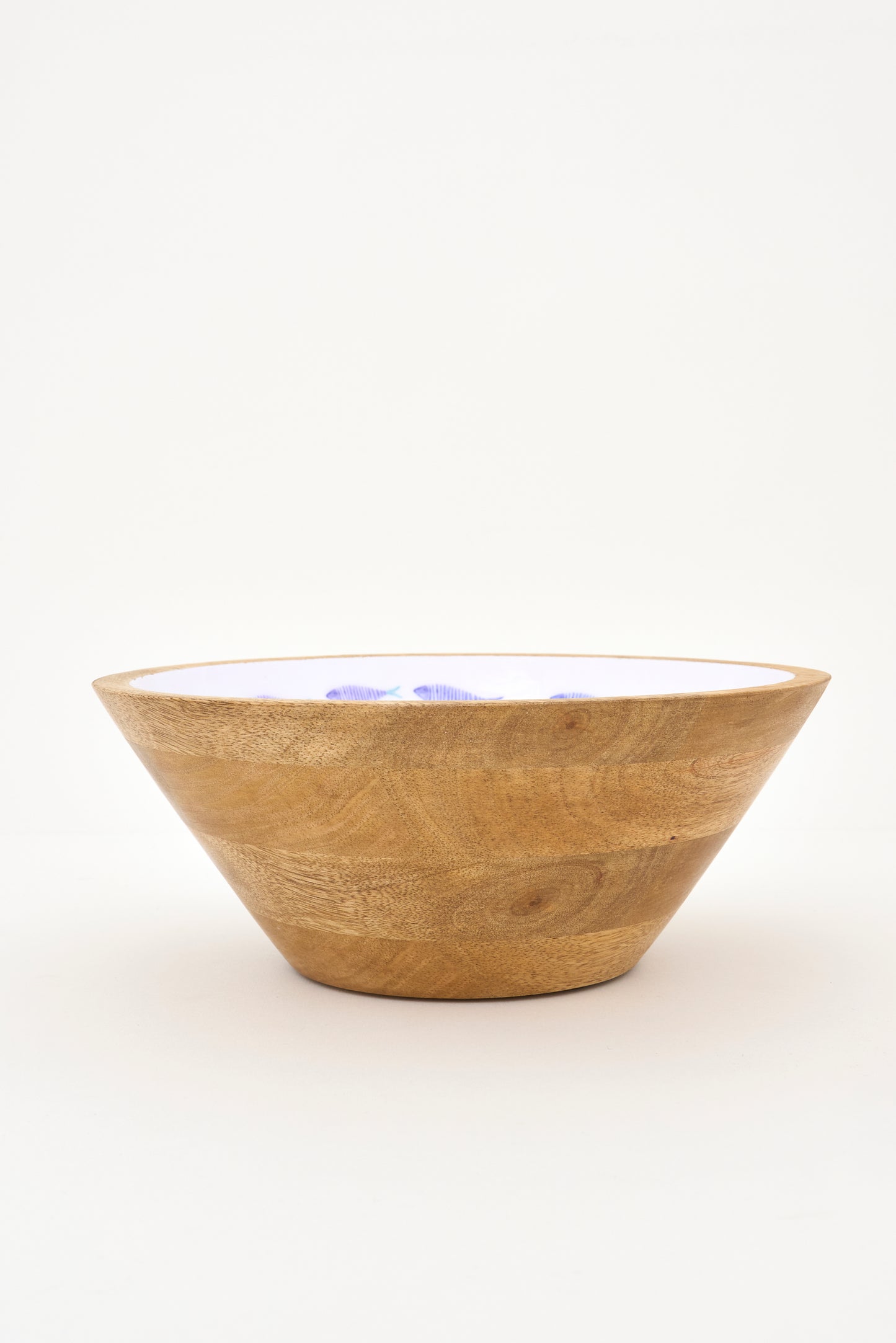 Sailor's bowl Ø25 cm in enameled wood