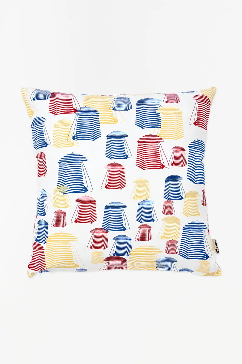 Beach Hut Cushion - D7333