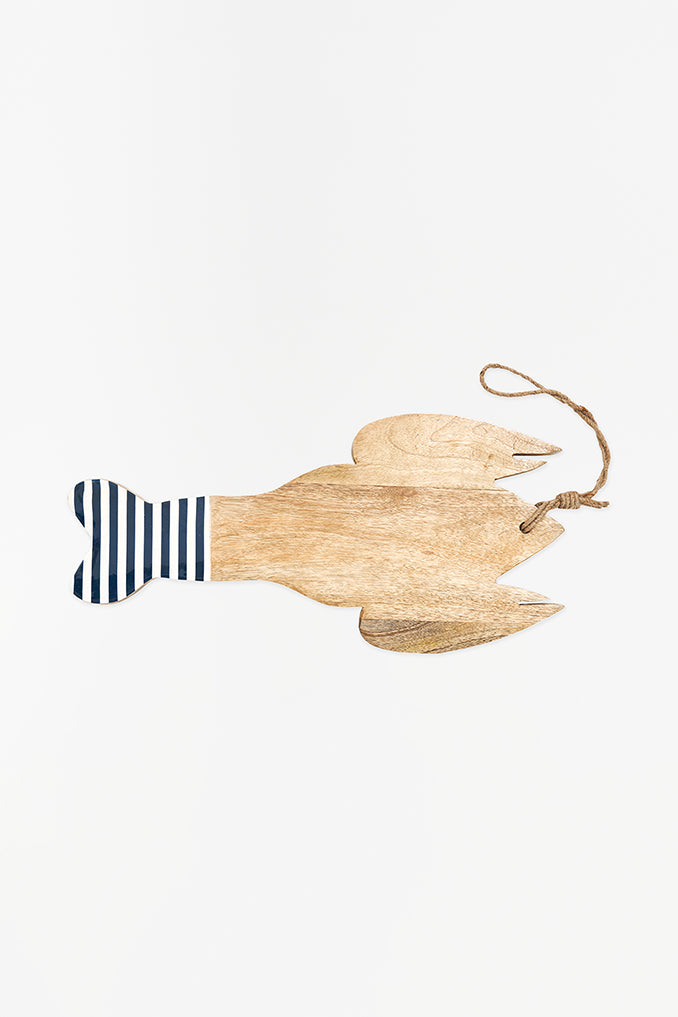 Tabla de cocina de madera con forma de langosta Batela Deco 2024