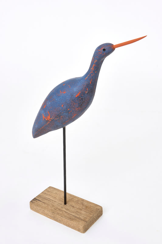 Wooden bird decorative figure