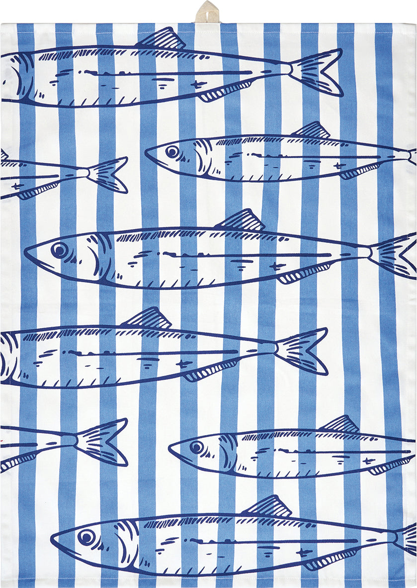 Set de 3 paños de cocina con peces