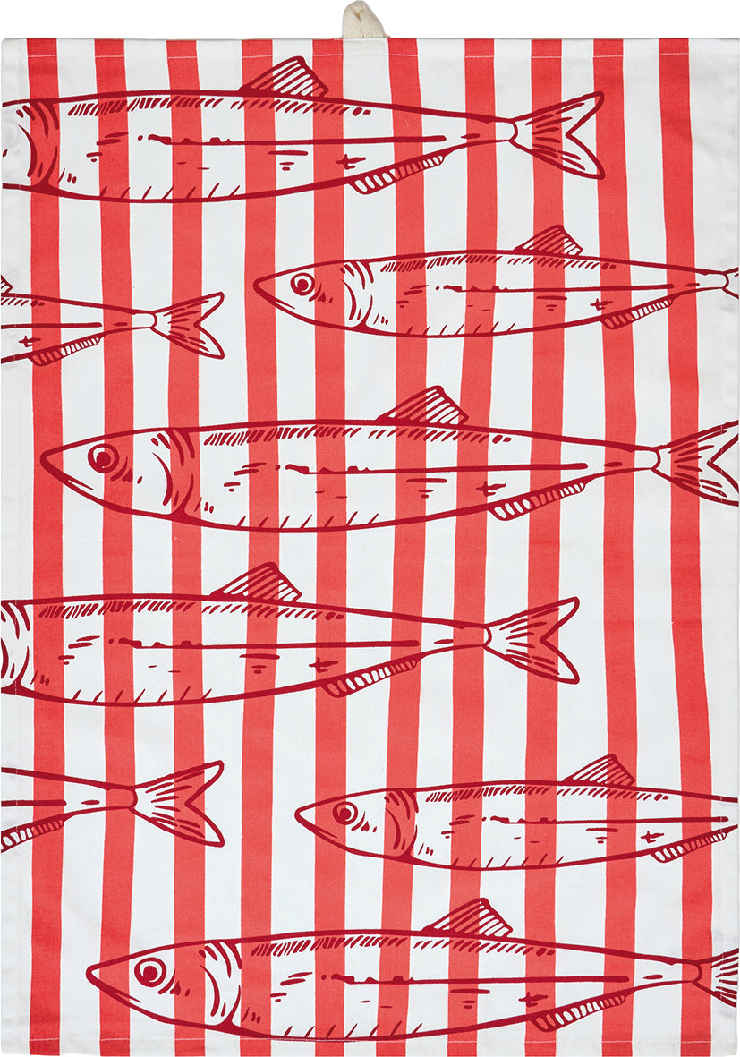 Set de 3 paños de cocina con peces