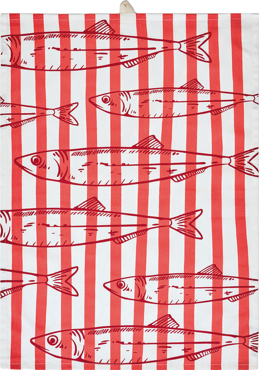 Set de 3 paños de cocina con peces