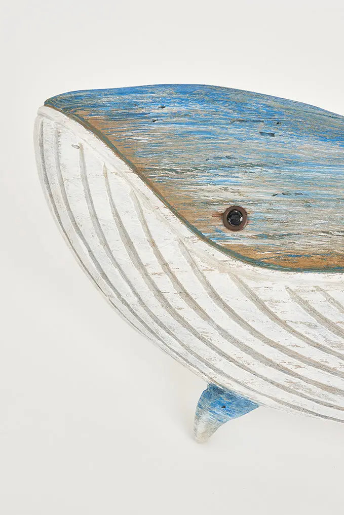 Ballena de madera decorativa de pared pequeña - Batela