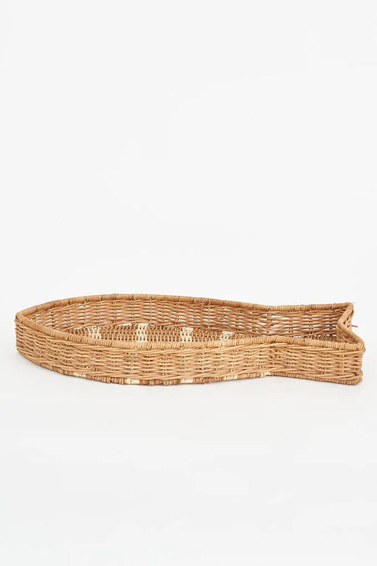 Bandeja de ratán con forma de pez Pequeño - Batela