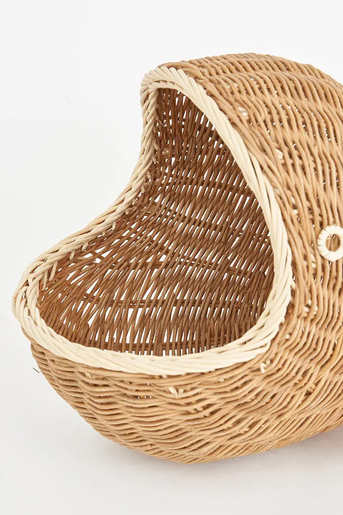 Cesta de ratán forma de ballena - Batela