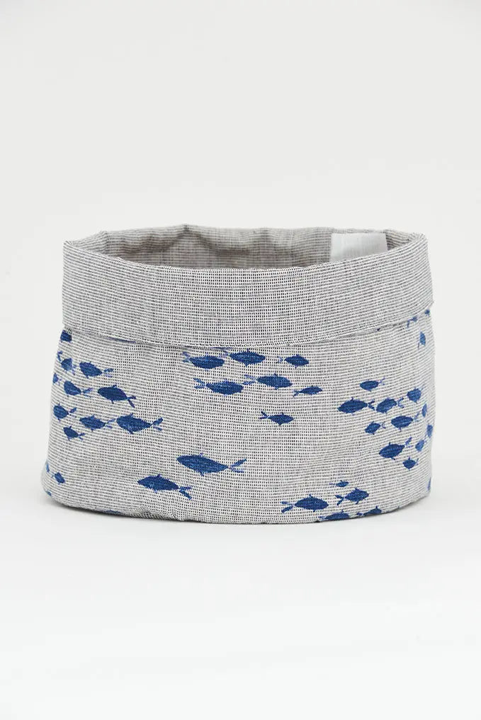 Panera en chambray con banco de peces - Batela