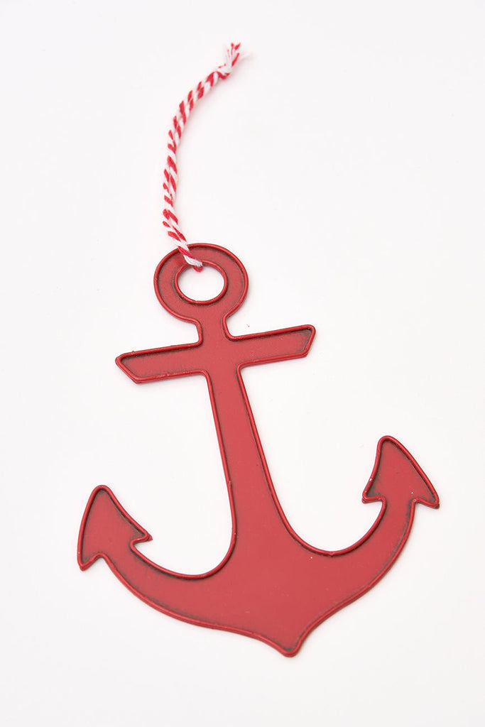 Colgante de navidad ancla en metal