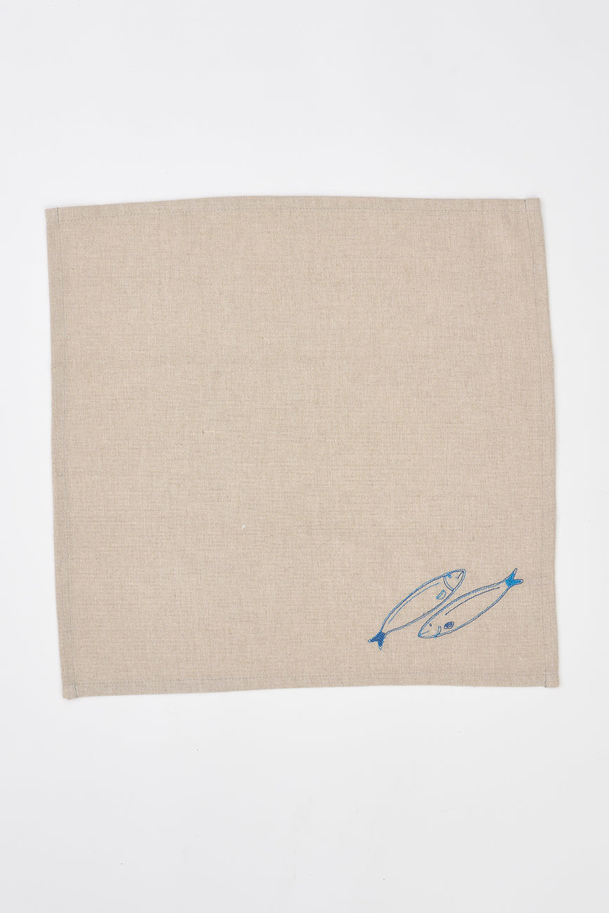 Set de 4 servilletas en algodón