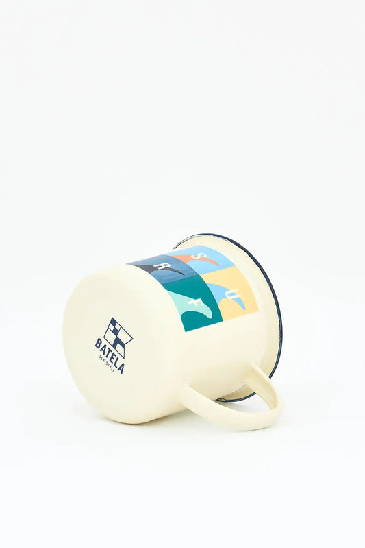 Mug mediano con motivos surf