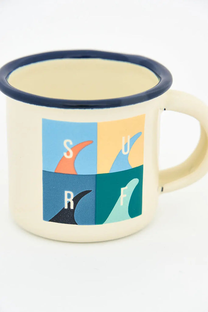 Mini mug con motivos surf