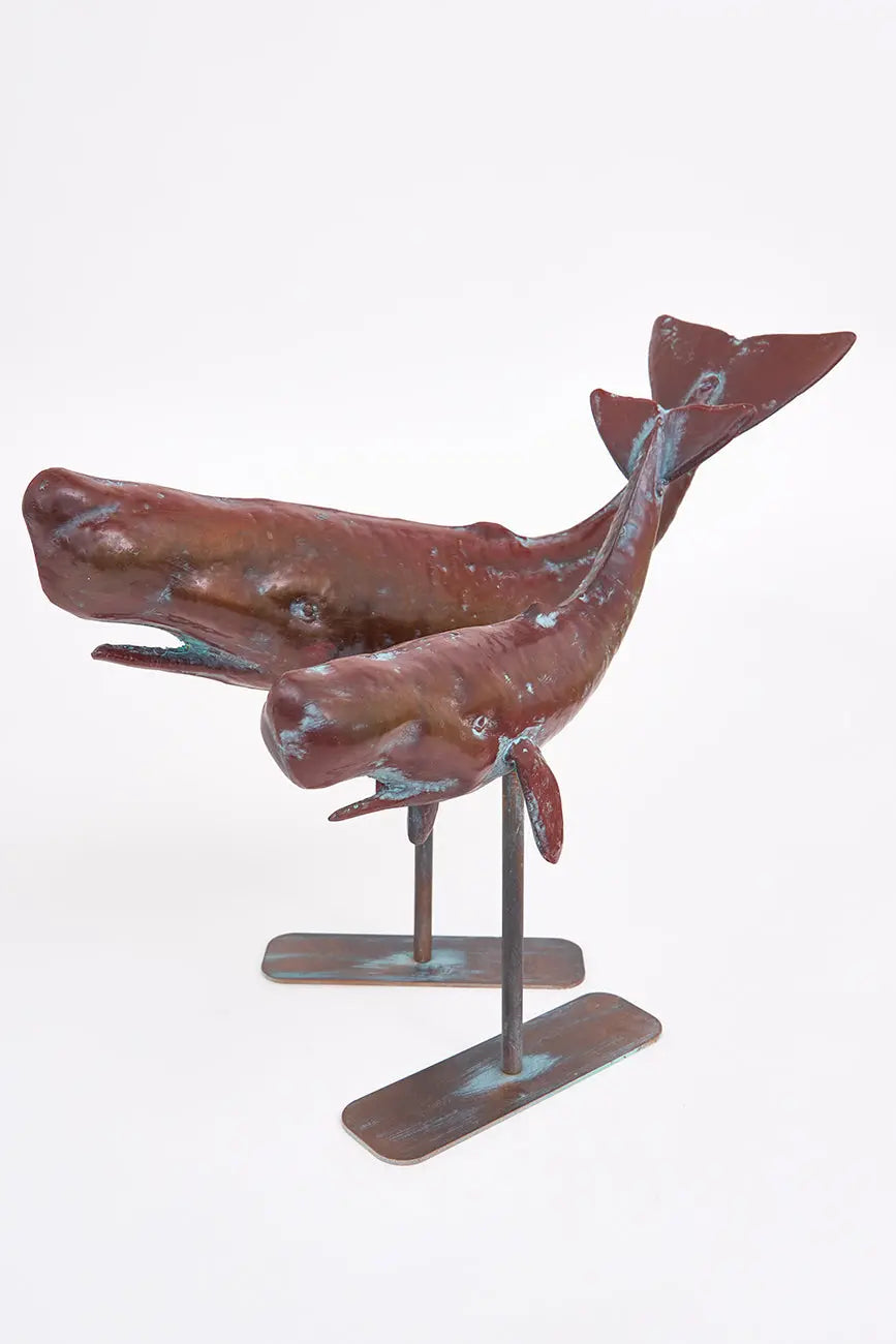 Cachalote con base en metal tamaño grande - BATELA